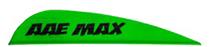 ^^AAE MAX STEALTH VANE (2.7"x .50") BRIGHT GREEN 100PK