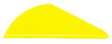 ^^MINI-BLAZER VANE 1.5" NEON YELLOW 100PK (3D, FIELD)