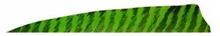 BARRED FEATHERS 4"RW SHIELD CUT CHARTREUSE 100PK