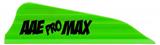 PRO MAX HUNTER 1.7" VANES BRITE GREEN 100PK