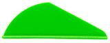 ^^MINI BLAZER VANE 1.5" NEON GREEN 100PK (3D, FIELD)