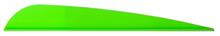 EP-40 PLASTIFLETCH VANES (3.8"x .50") BRIGHT GREEN 50PK