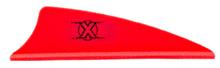 X-VANES 1.5" SHIELD CUT 100PK RED (FIELD/FITA)