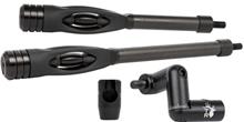 SEISMIC STABILIZER 10"/8" COMBO BLACK w/Back Bar