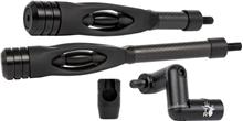 SEISMIC STABLIZER 8"/6" COMBO BLACK w/Back Bar