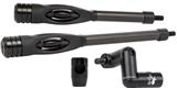 SEISMIC STABILIZER 10"/8" COMBO BLACK w/Back Bar